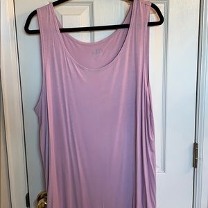 LoGo dusty pink long tank